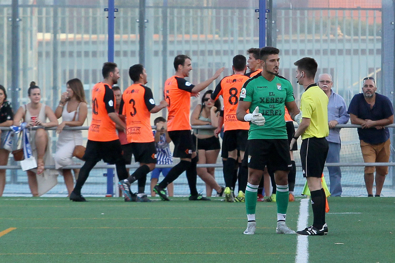 Imágenes del Xerez CD y UB Lebrijana en La Granja