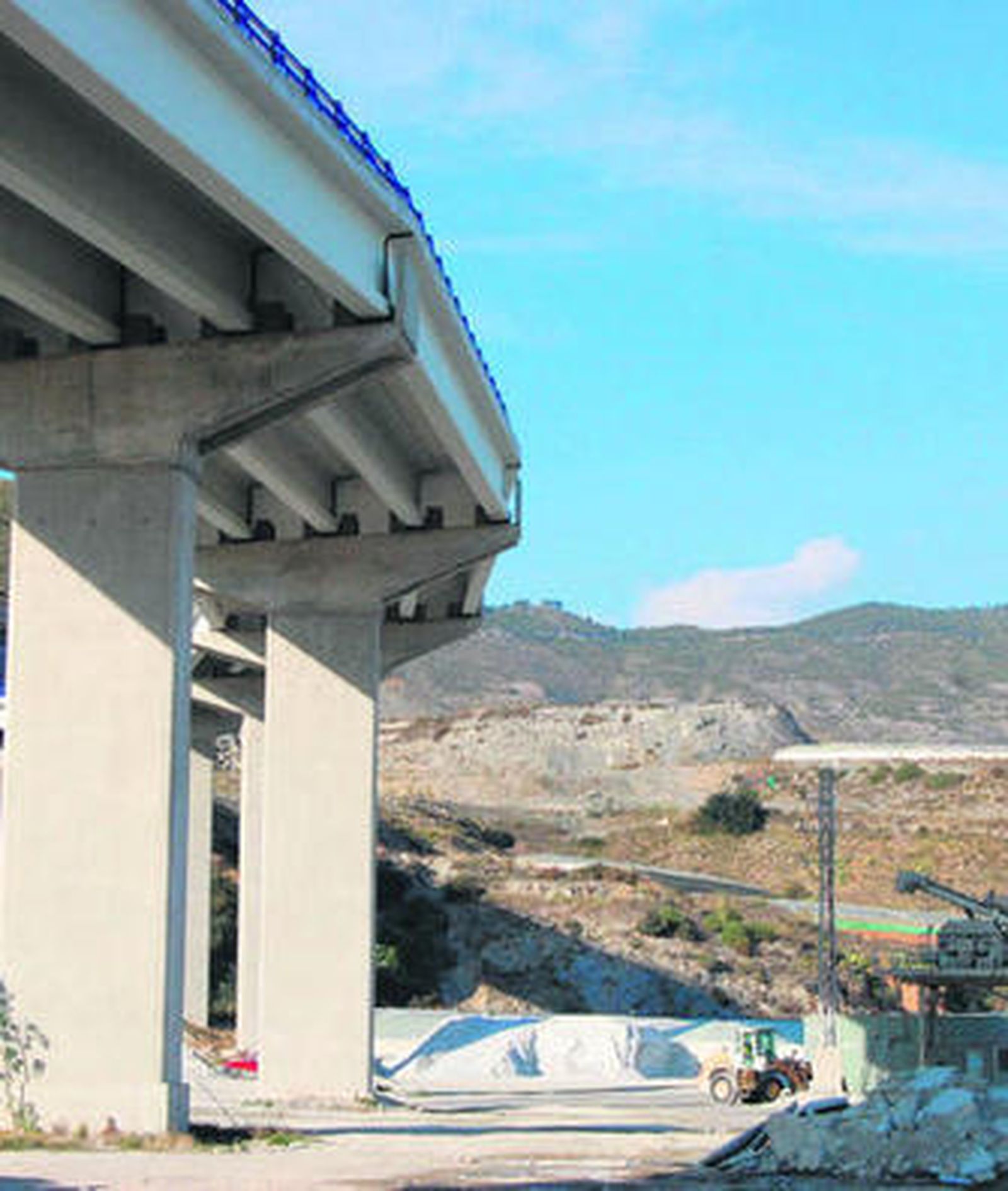 Tramo de la A-7 entre Polopos y Albuñol.