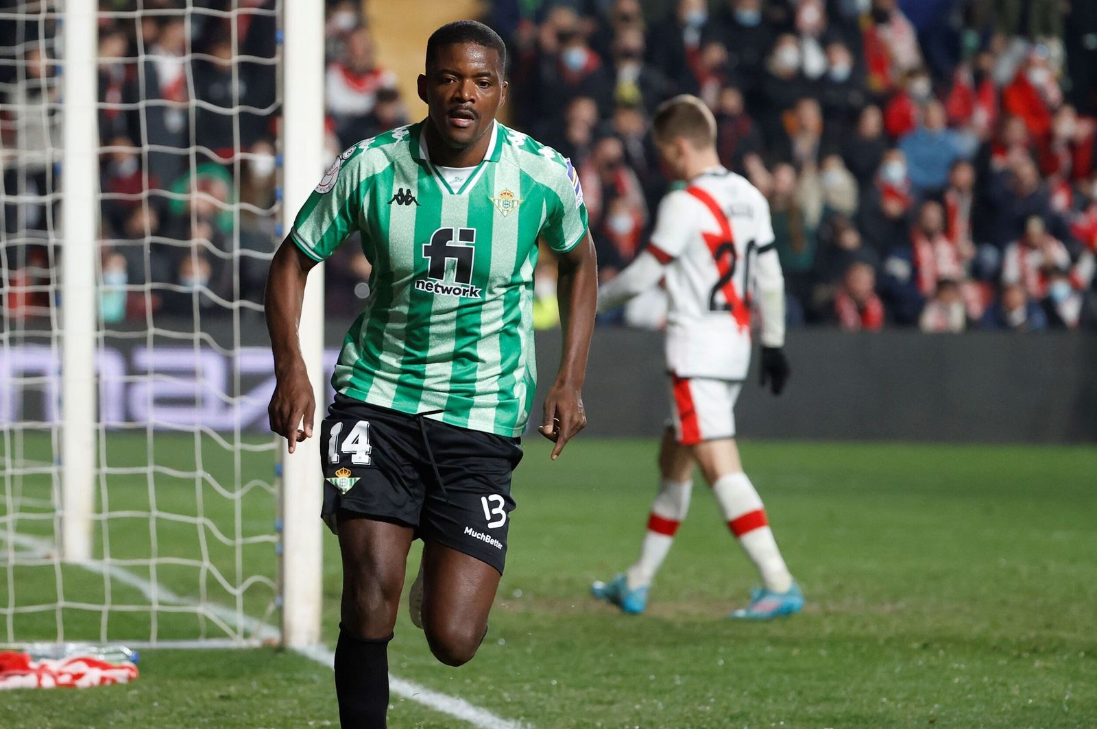 William Carvalho, tras marcar un gran gol en la ida de las semifinales de Copa en Vallecas.