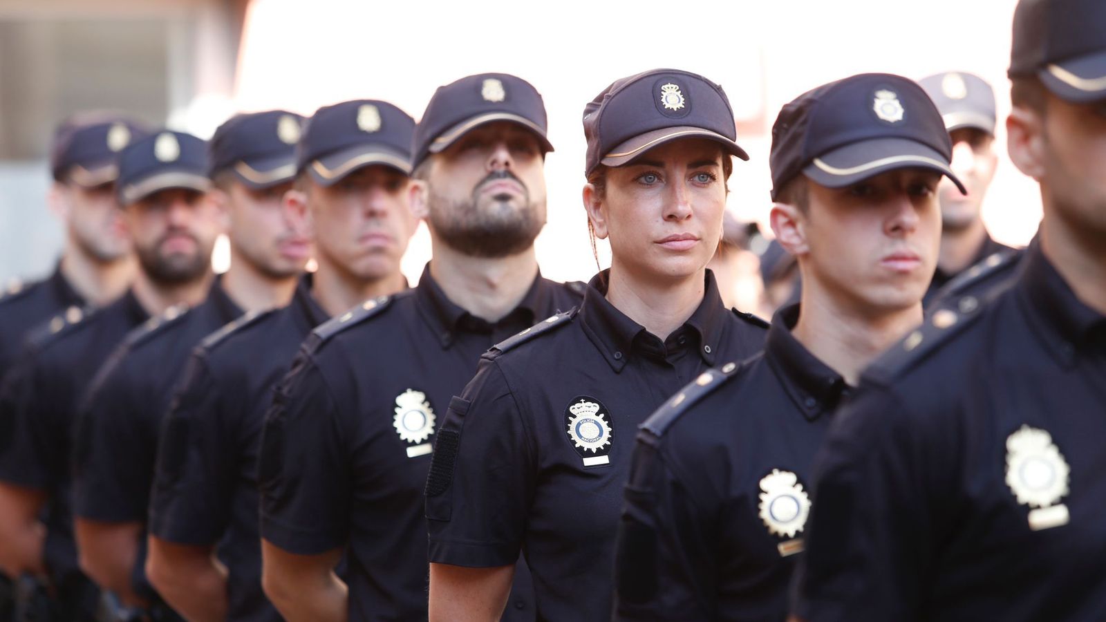Agentes en prácticas que completarán su formación en Algeciras durante los próximos once meses.