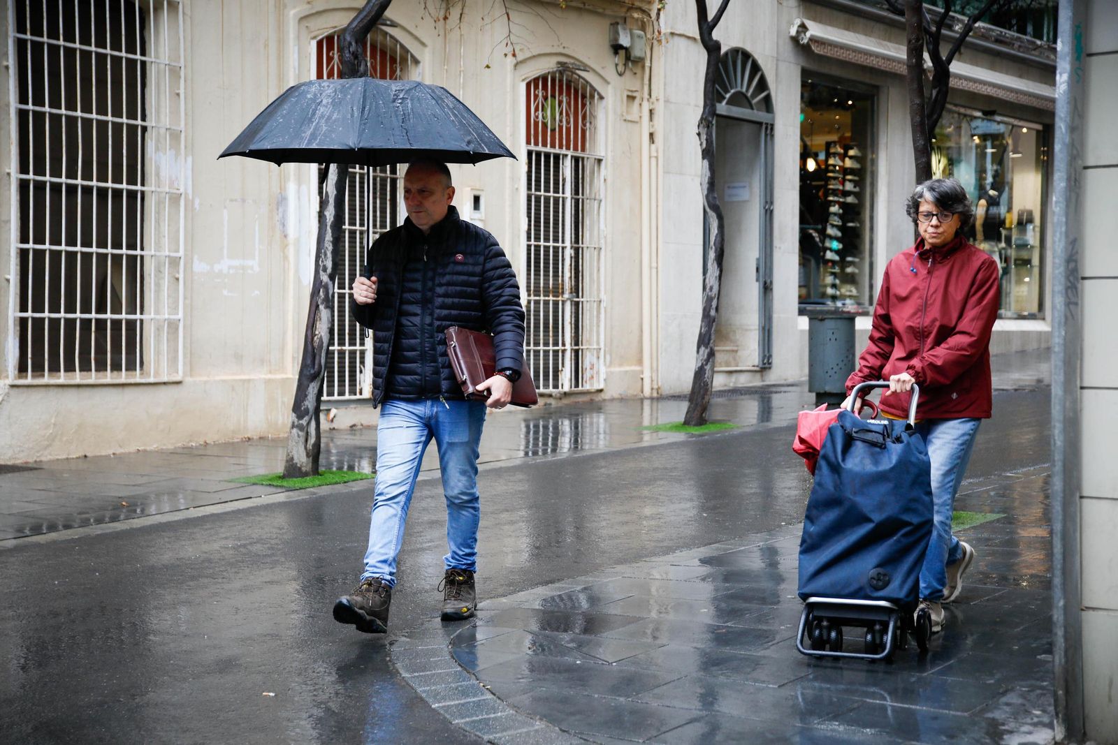 Las mejores imágenes de la lluvia en Almería
