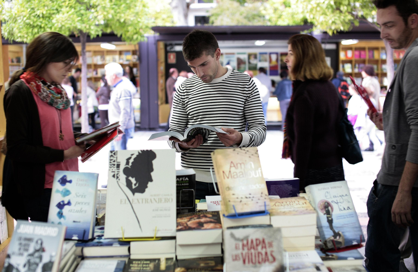 Imagen de archivo de la Feria del Libro de Sevilla