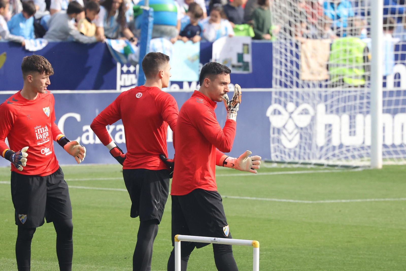 Las fotos del entrenamiento del Málaga CF de puertas abiertas