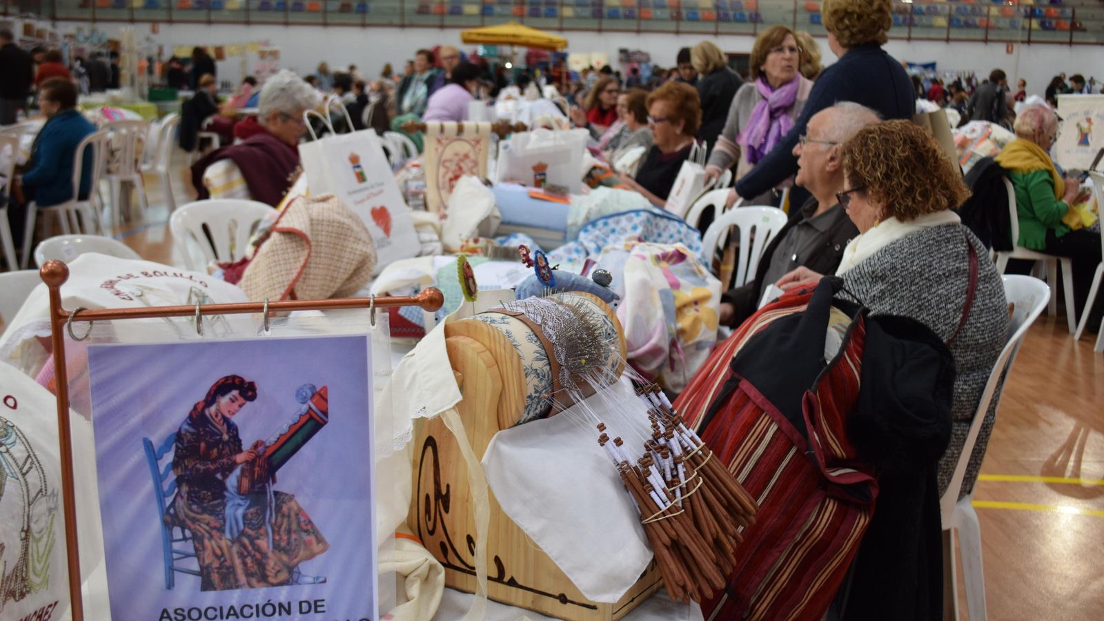Encajeras de bolillo de Vicar