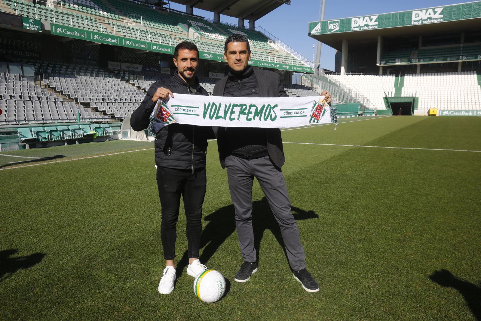 La presentación de Canario con el Córdoba CF, en imágenes