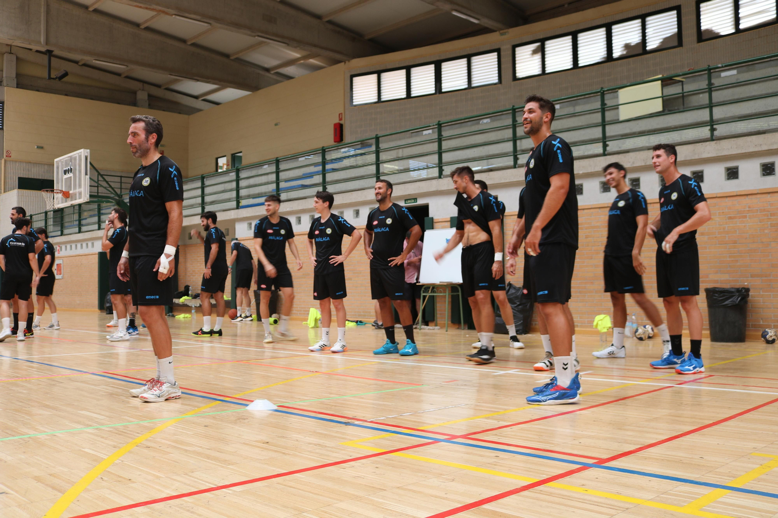 Entrenamiento del Trops Málaga.