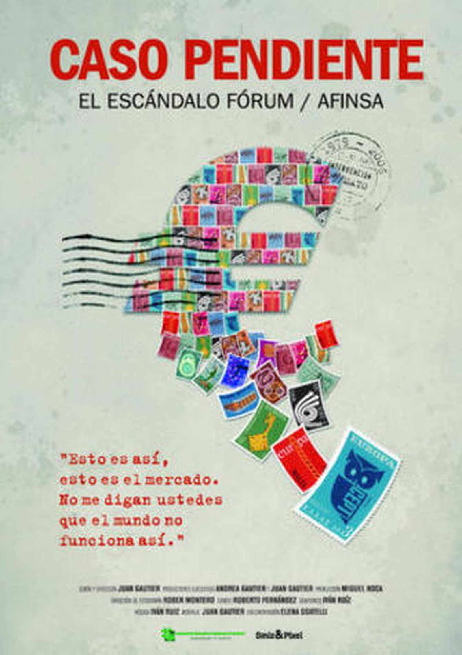 Cartel del documental 'Caso pendiente', dirigido por el realizador Juan Gautier.