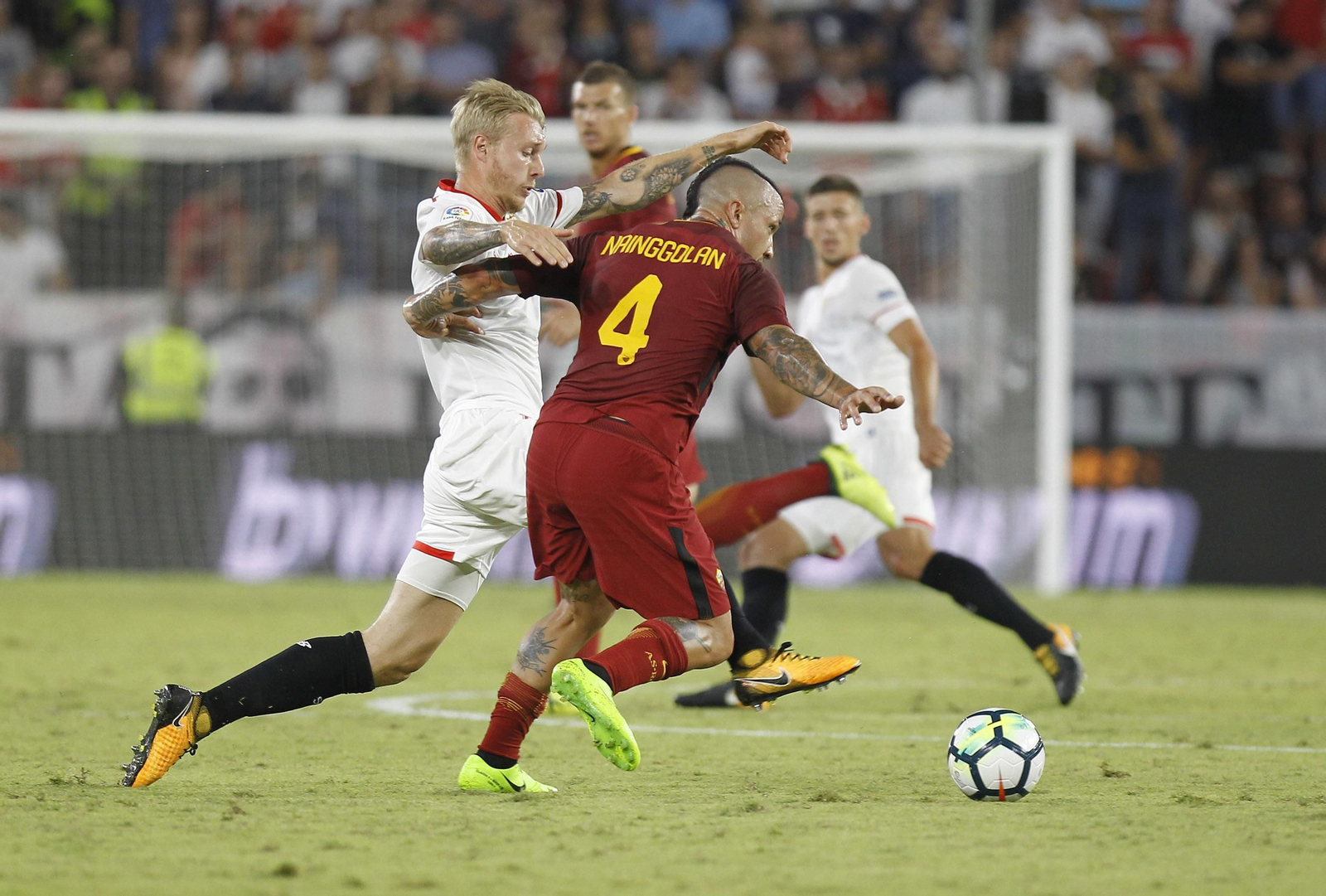 Las imágenes del Sevilla-Roma del IX Trofeo Antonio Puerta
