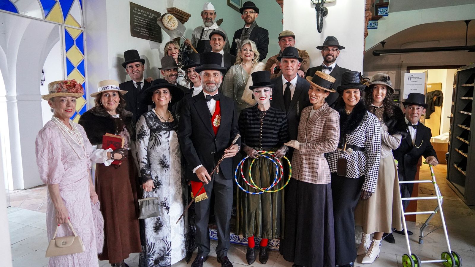 Los vecinos dan vida al Moguer marinero inspirado en Juan Ramón Jiménez.