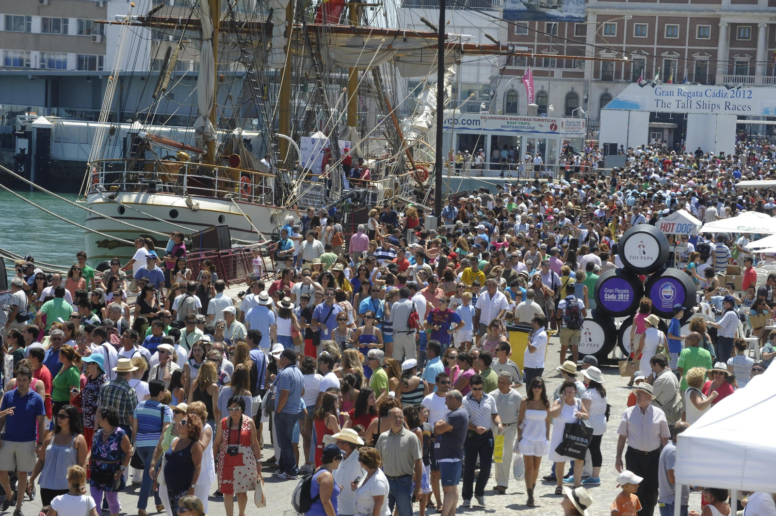 Imágenes de las grandes regatas que ha acogido Cádiz
