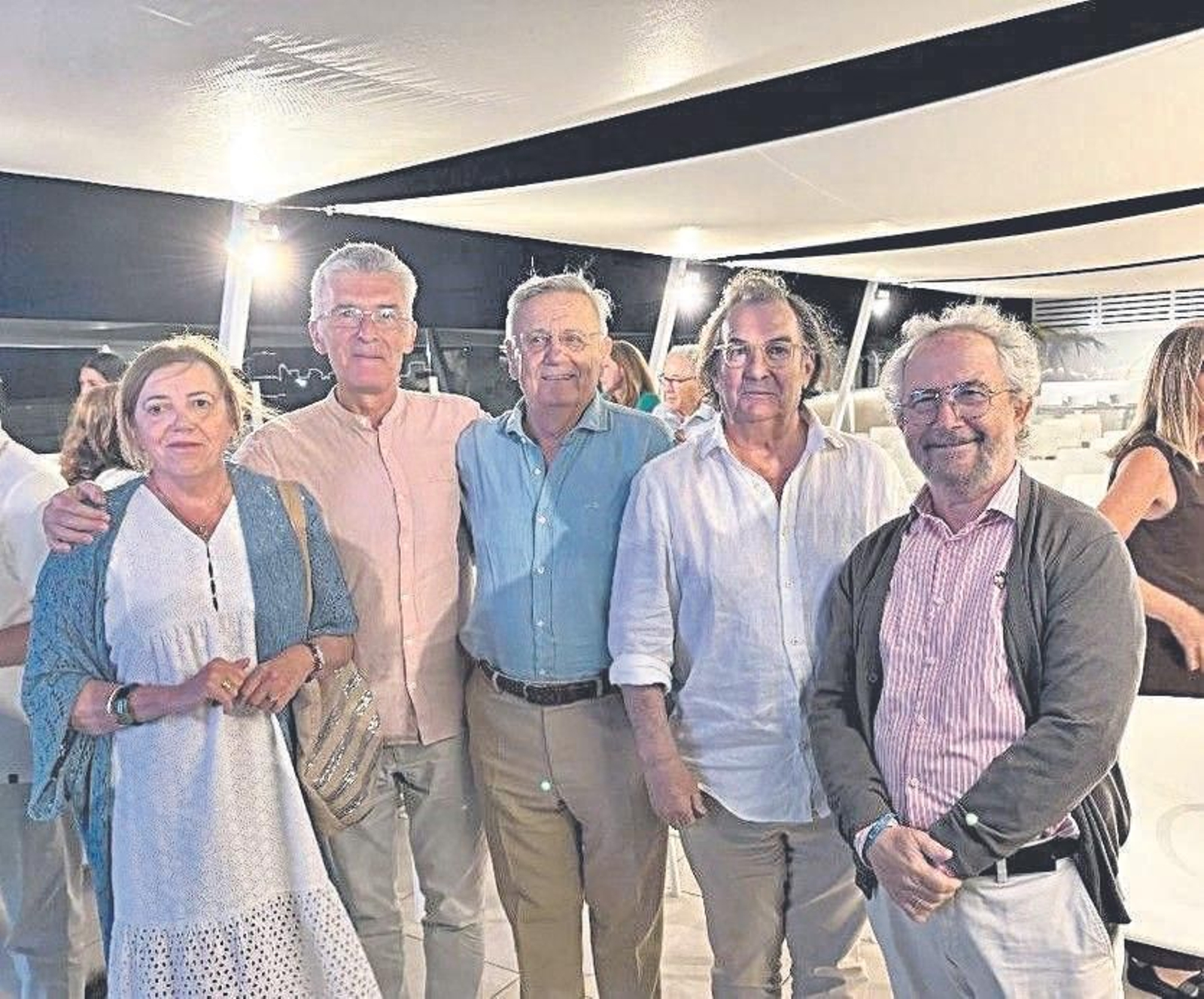 Herrminia García, Diego Cano, Guillermo Vilches, Rafael Otero y José María Esteban.