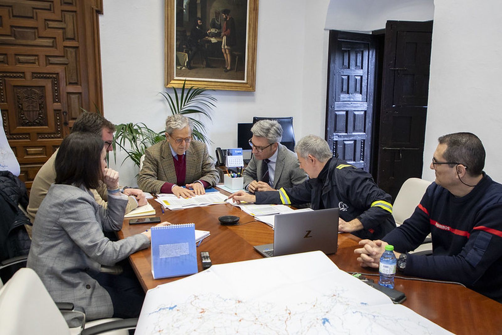 Reunión del comité de emergencias de la Diputación de Córdoba