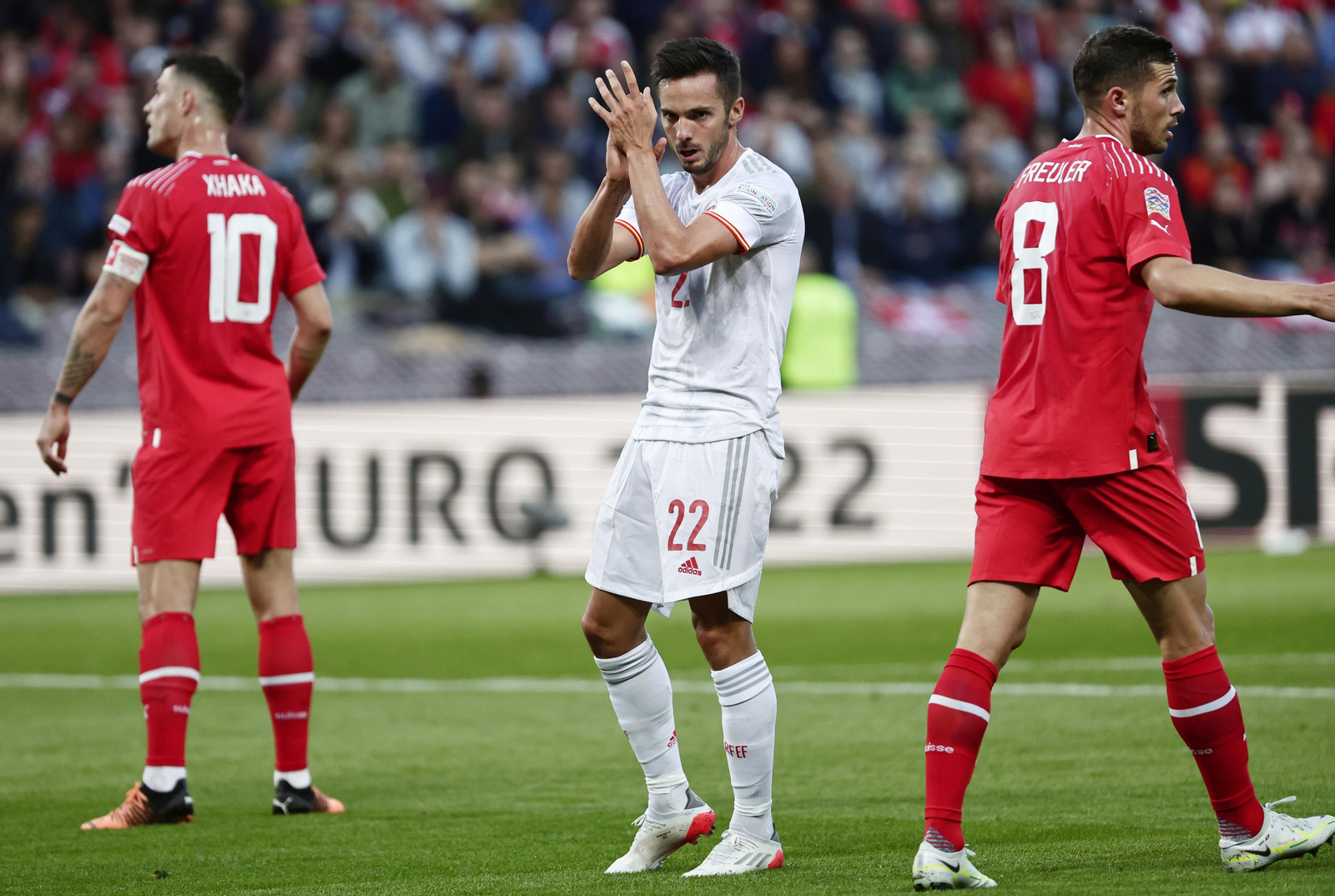 El Suiza - España de la Nations League, en imágenes