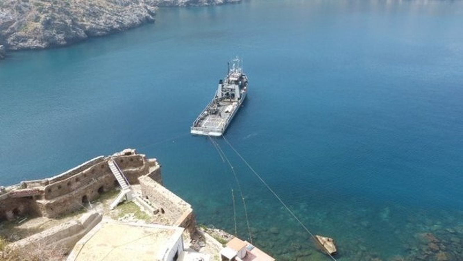 Una imagen del buque de la Armada 'Mar Caribe'.