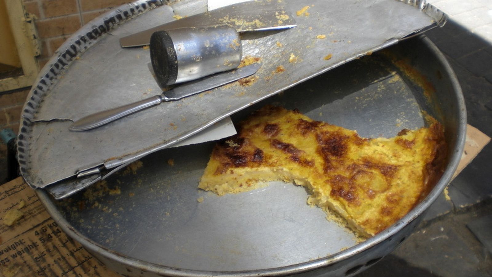 Plato de las "calentitas".