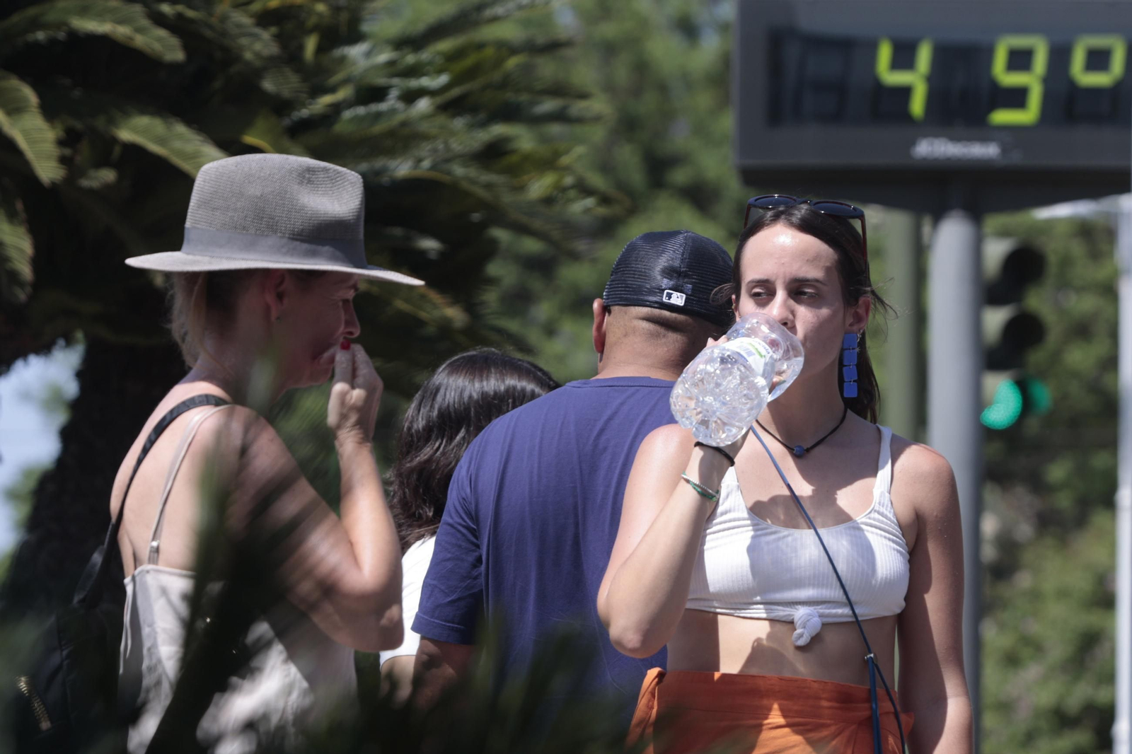 Imagen de una ola de calor en Sevilla
