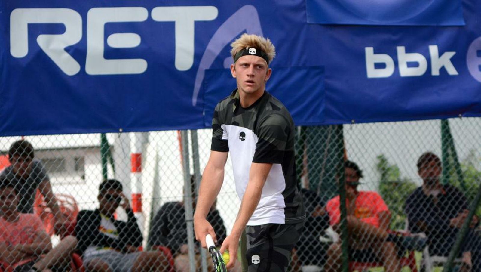 Davidovich, durante un partido