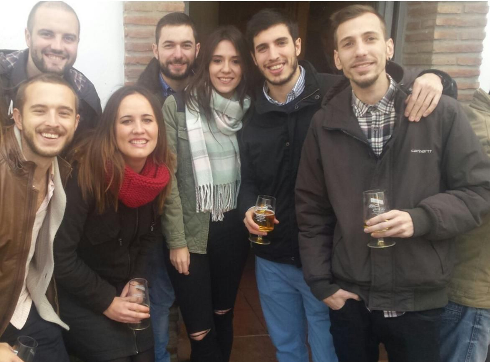 El grupo de amigos que ha lanzado la iniciativa Cuando volvamos en el Campo de Gibraltar