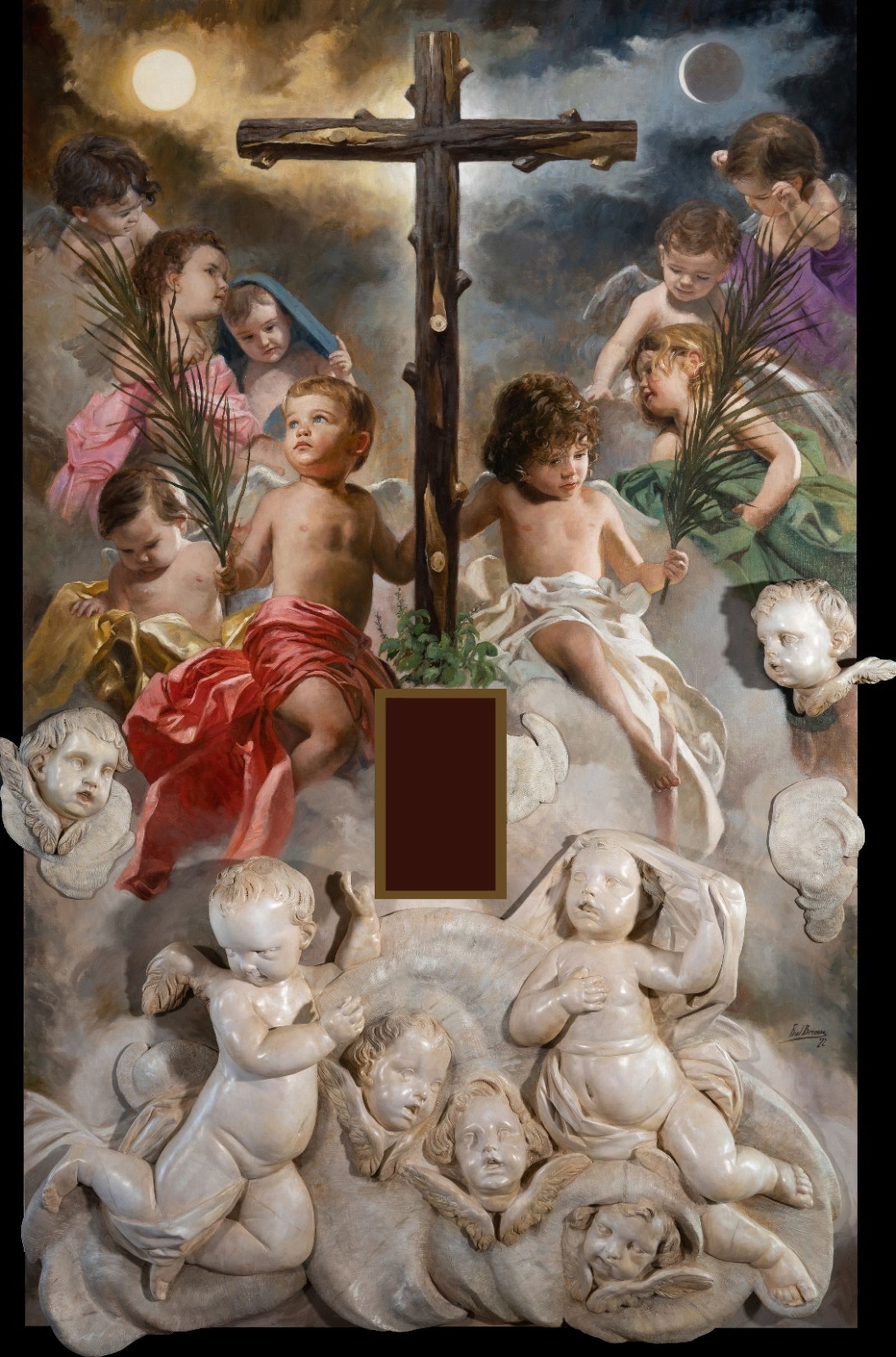 Retablo realizado por Raúl Berzosa y Abraham Ceada para la Estrella