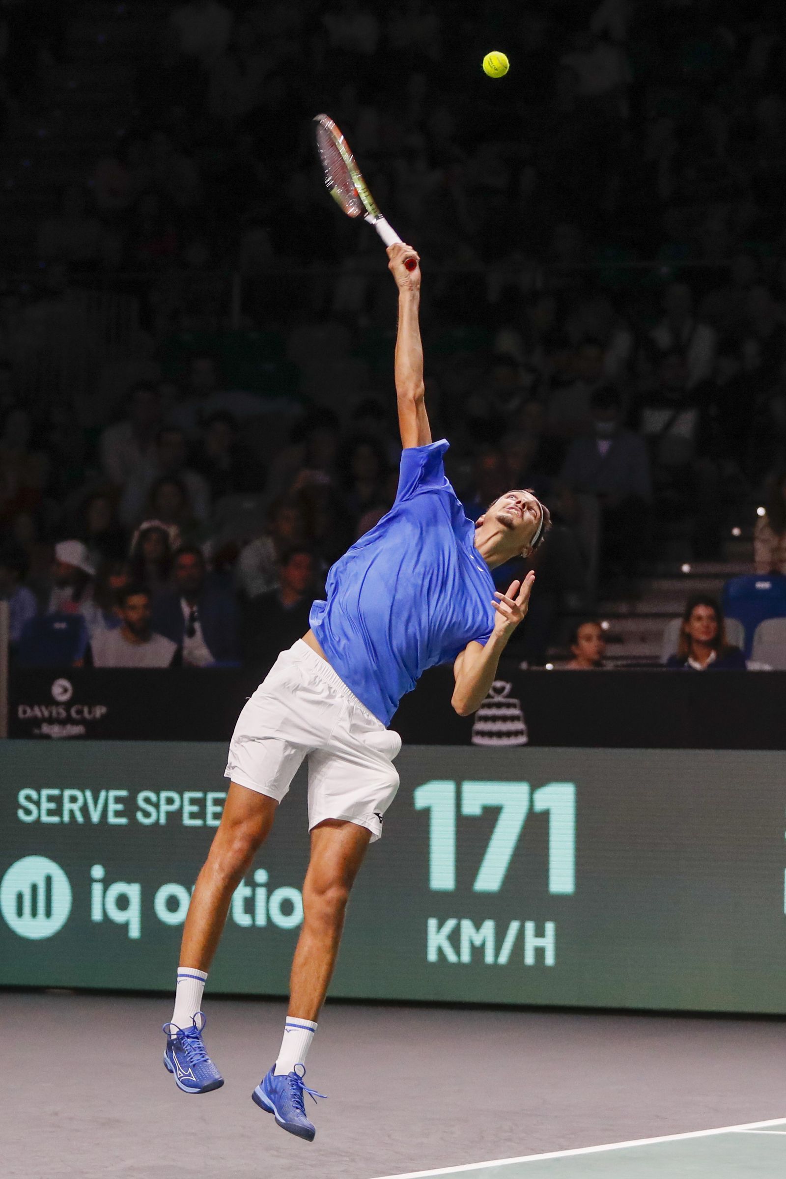 Denis Shapovalov - Lorenzo Sonego, en la Copa Davis de Málaga