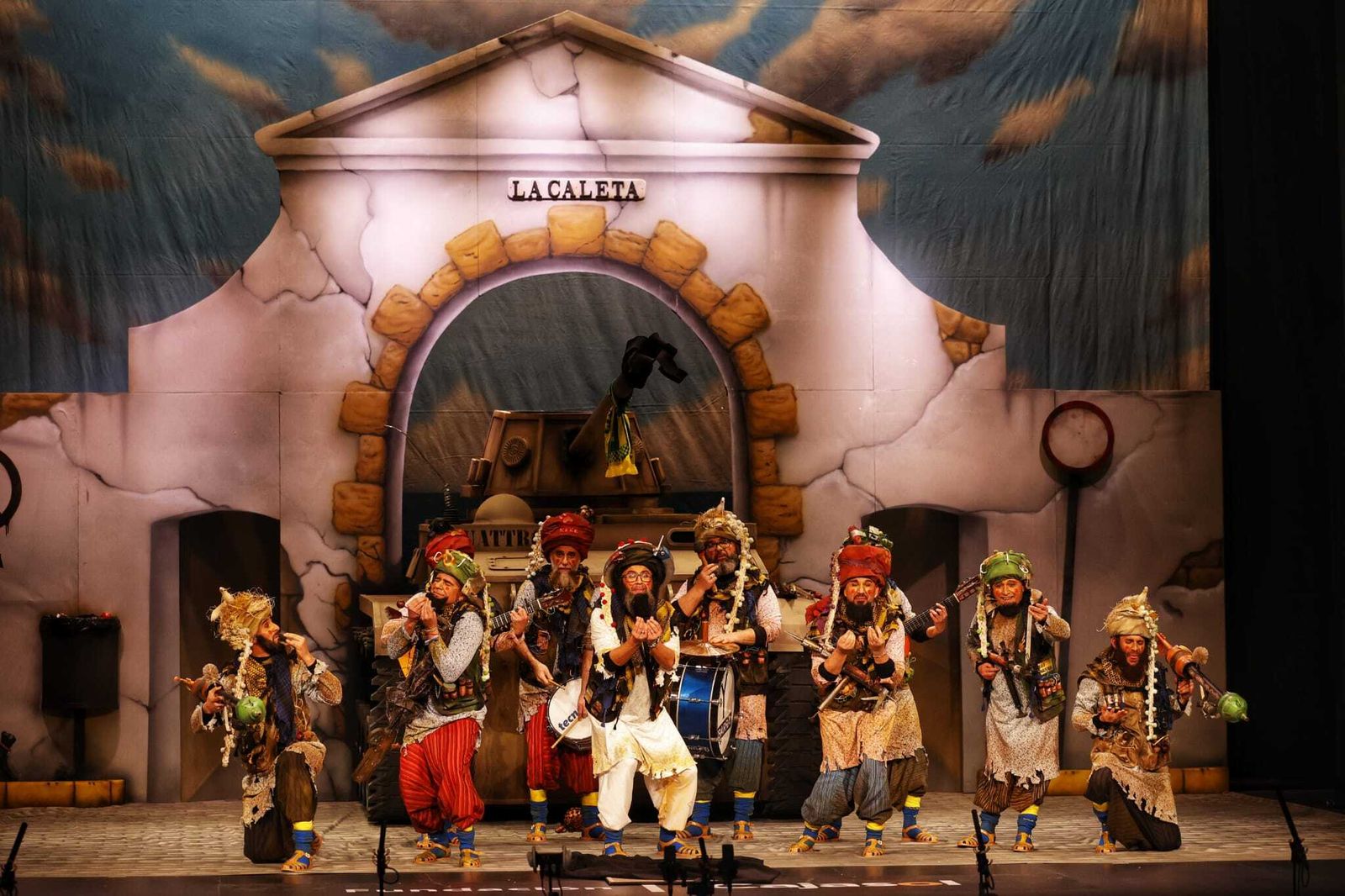 La chirigota 'Frente talibán de la república irreverente de Kadikadistán'