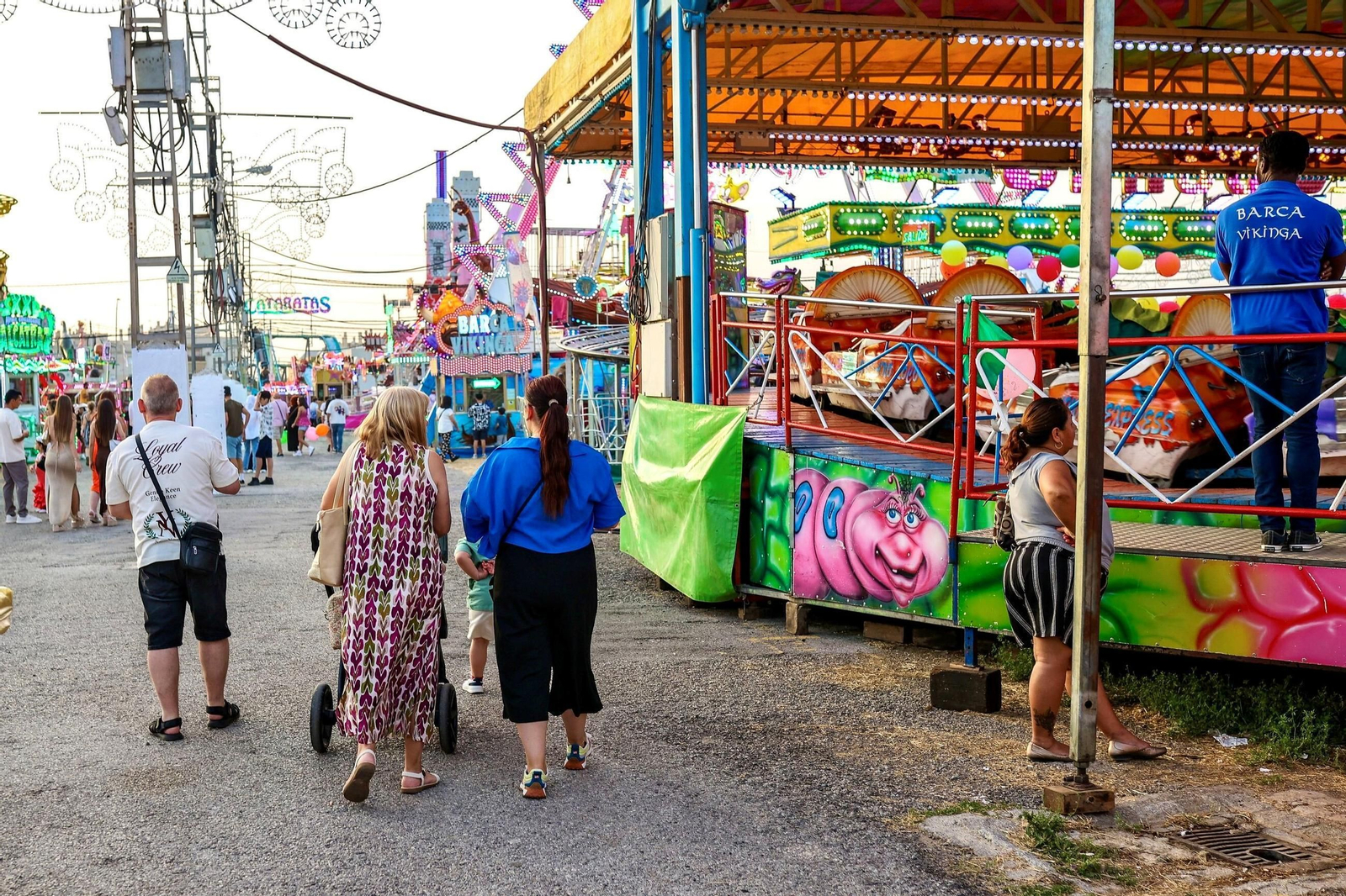 Imágenes de las primeras horas de la Feria del Corpus 2025