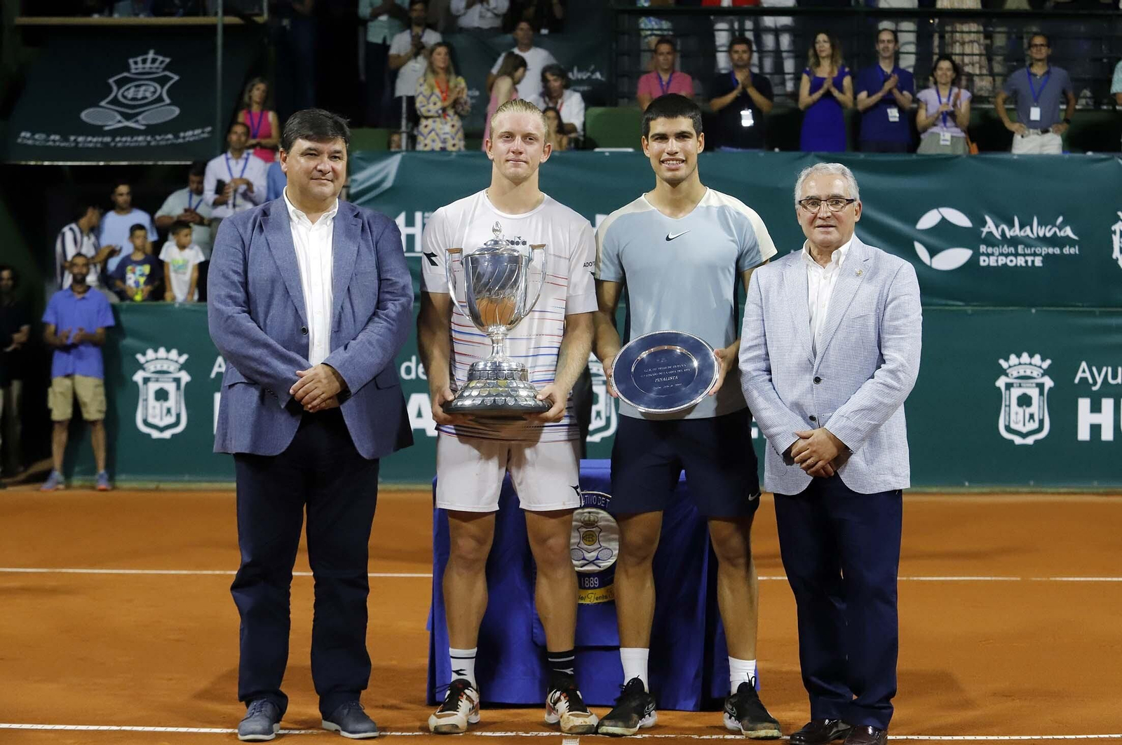 Imágenes de la final de la 97 Copa del Rey de Tenis entre Carlos Alcaraz y Davidovich