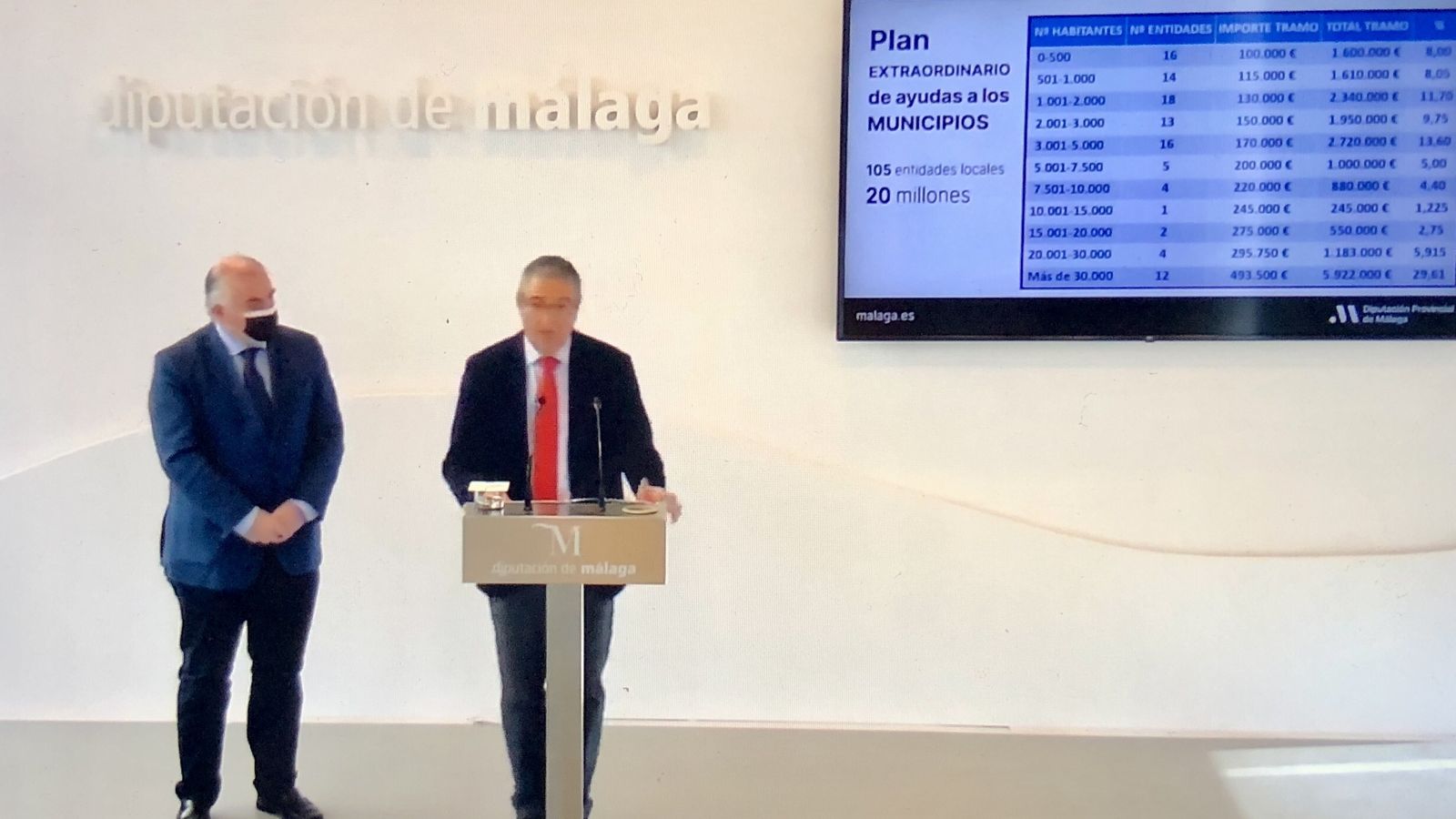 Francisco Salado, este jueves en la presentación del plan de ayudas.