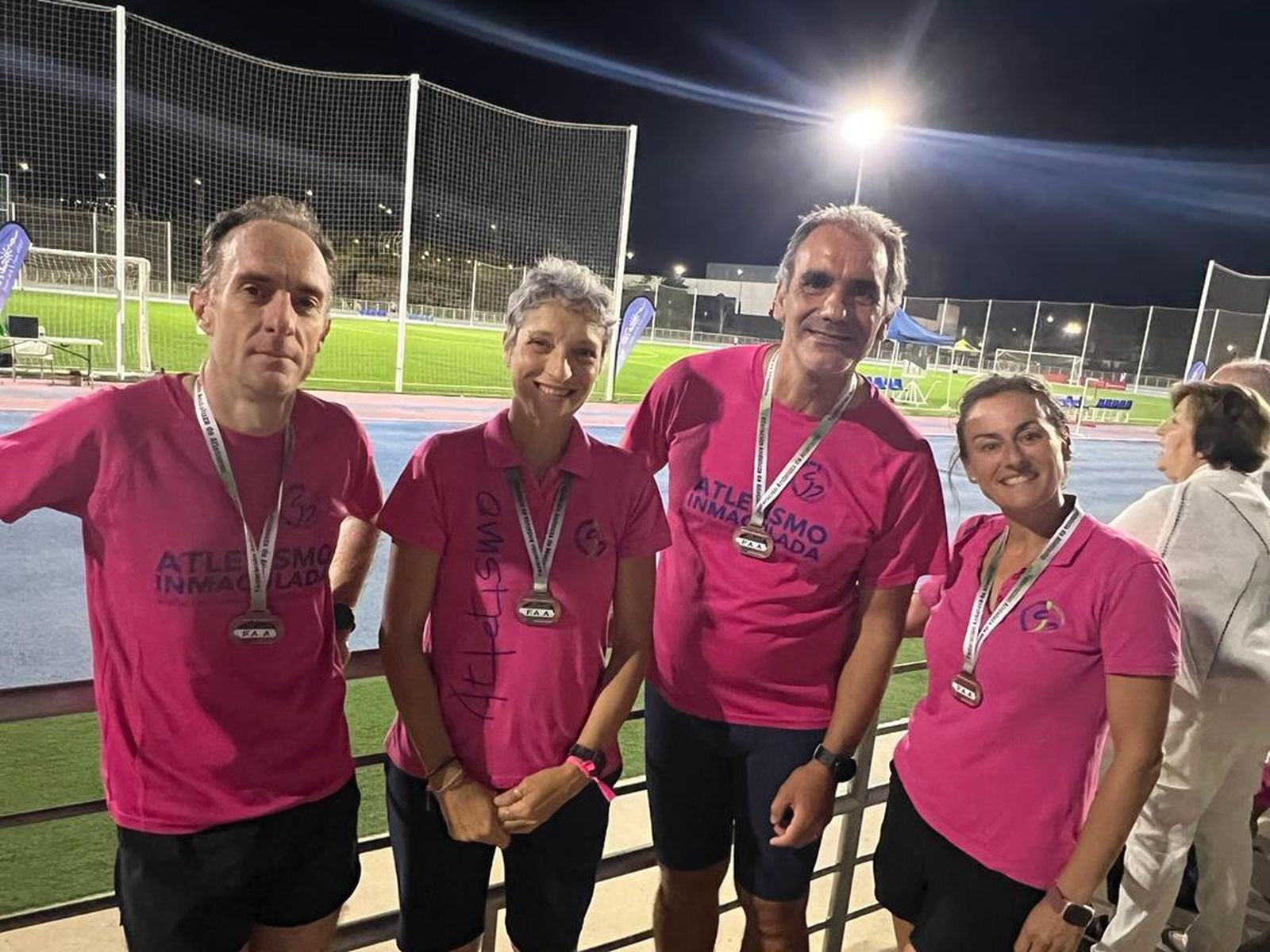 Medallistas del Inmaculada de Algeciras.