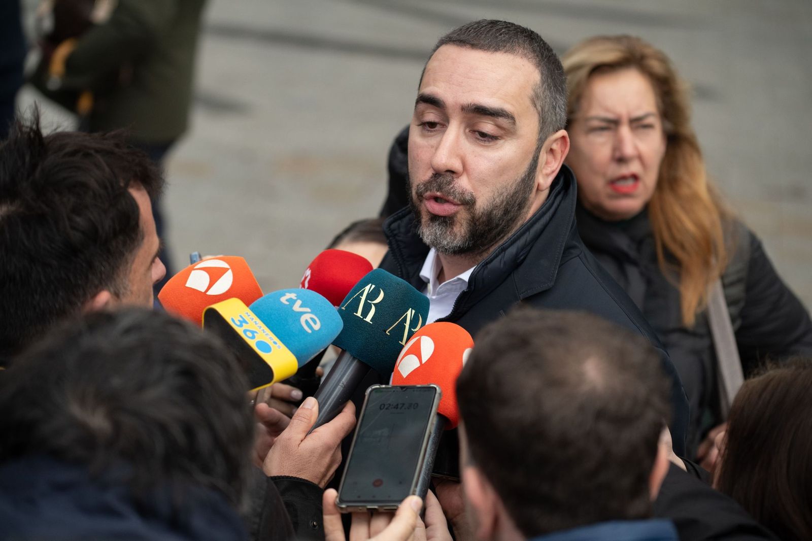 El empresario Víctor de Aldama, tras declarar en el caso Hidrocarburos en la Audiencia Nacional.