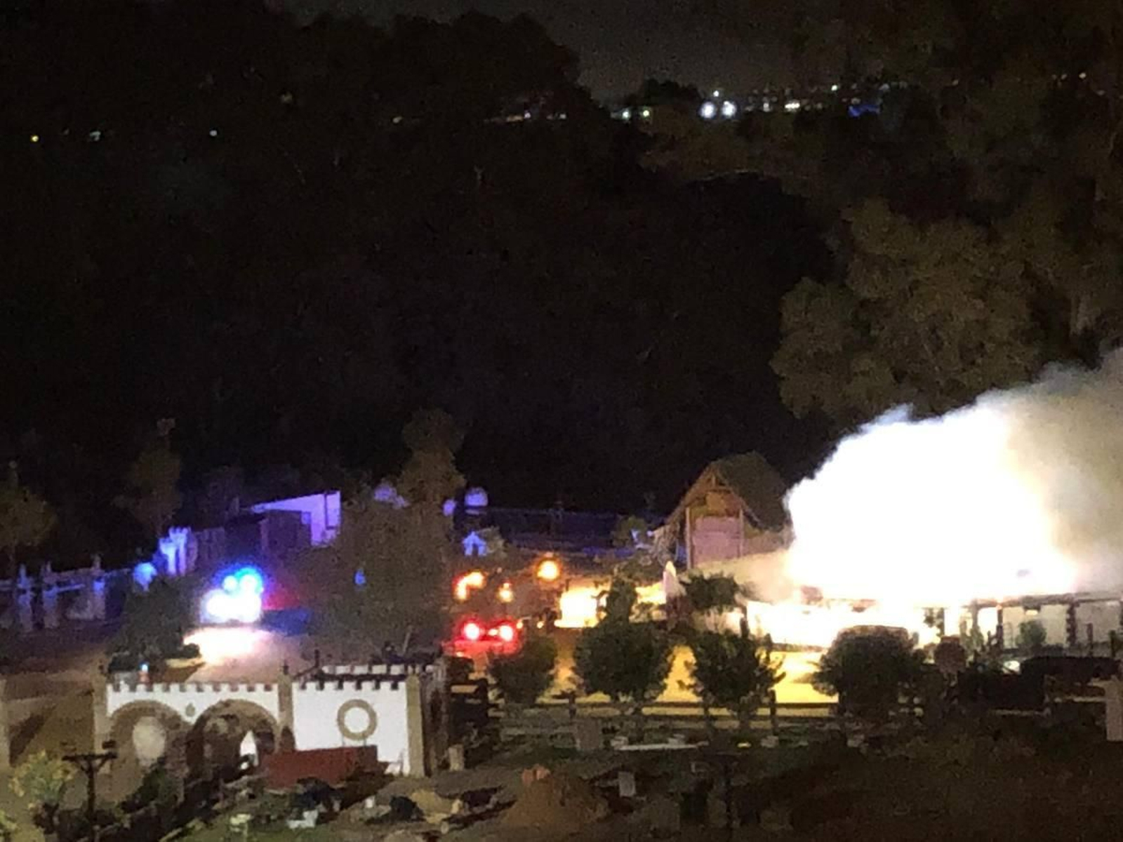 El incendio en la finca de Morante de la Puebla