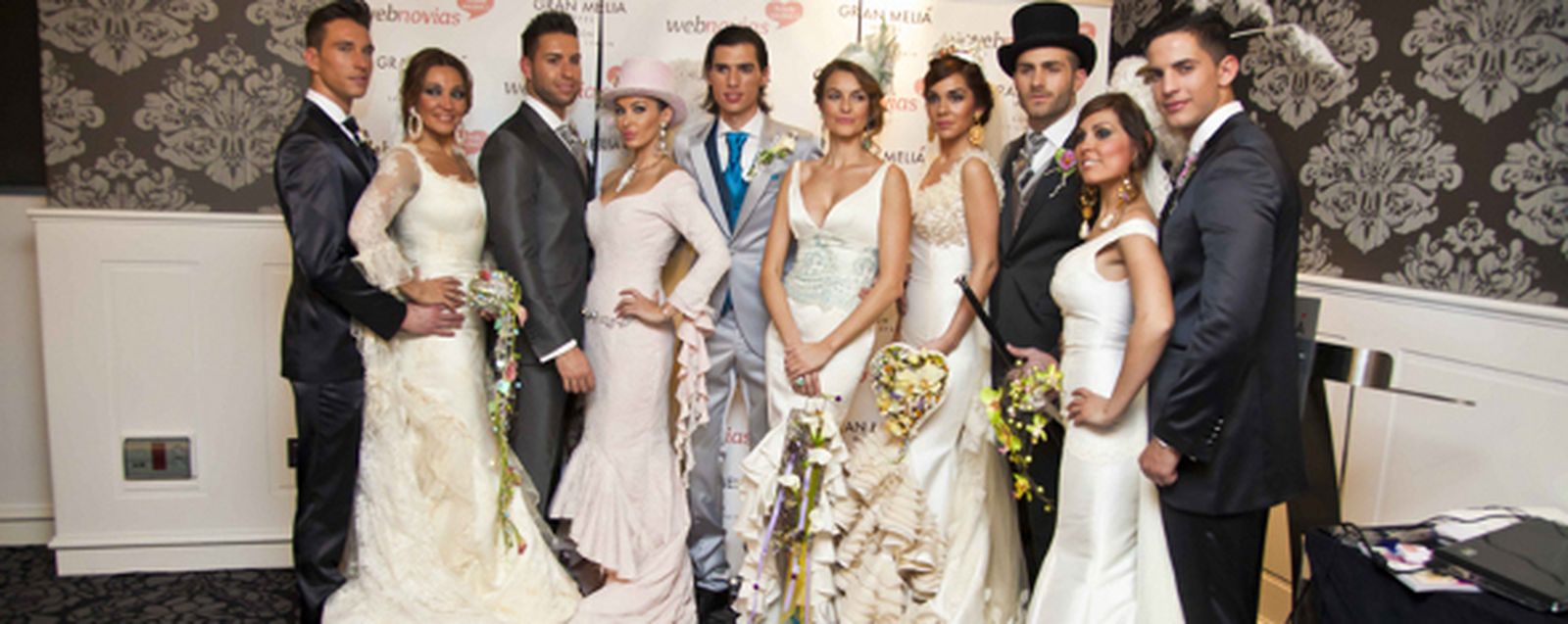 Algunos de los modelos en la presentación de Webnovias. / Hartimagen Studio.