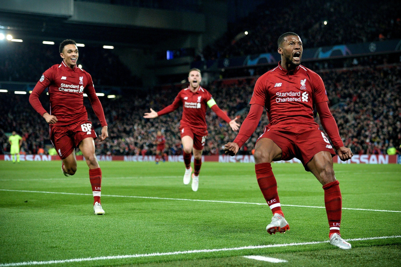 Las imágenes del Liverpool-Barcelona de Champions