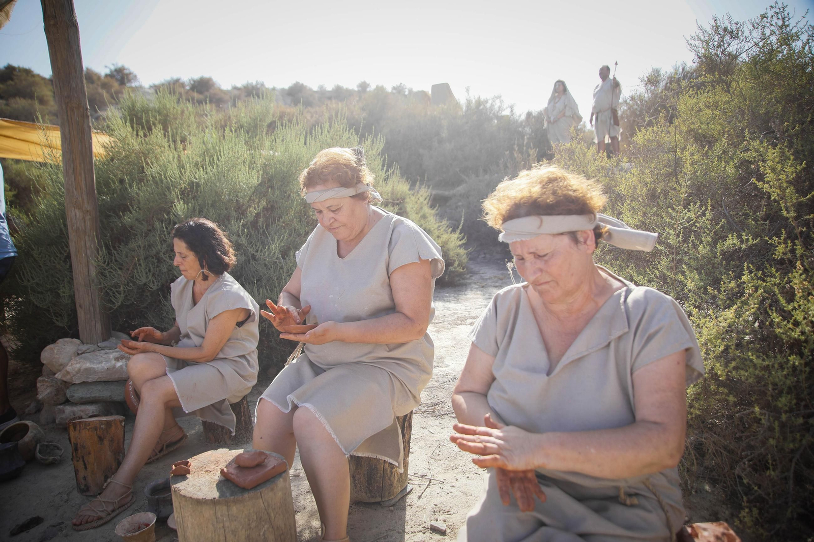 Así se ha vivido la segunda recreación histórica de la cultura argárica en Antas