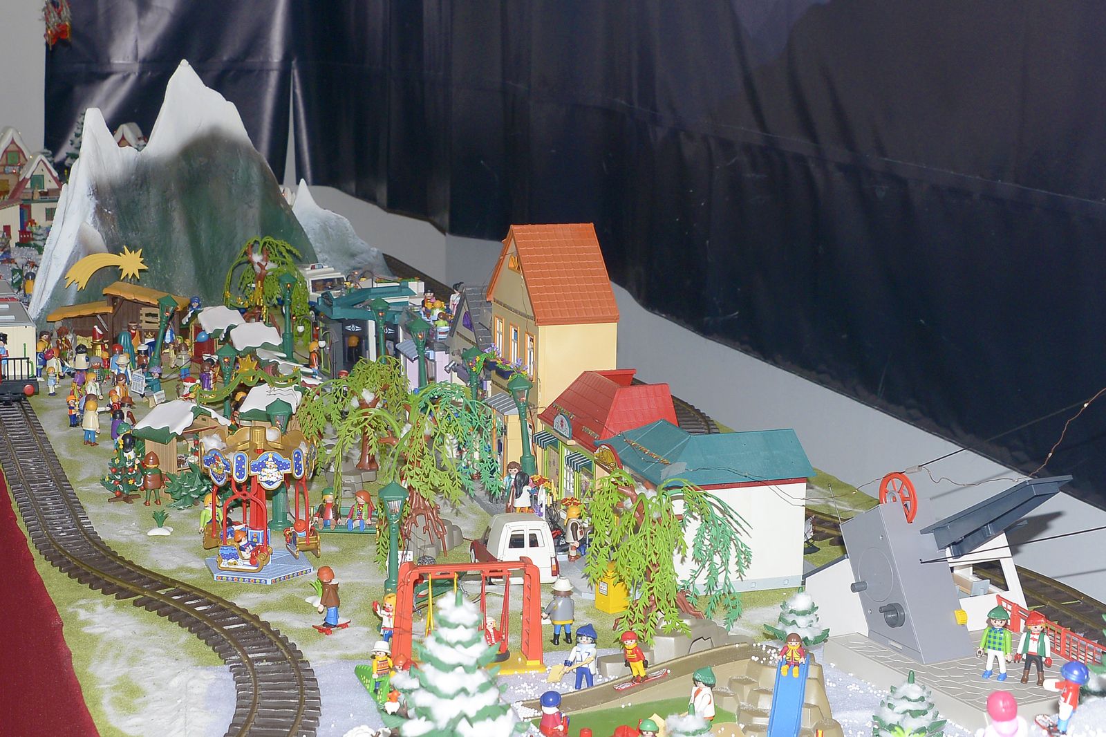 Fotos del Belén de playmobil en La Línea