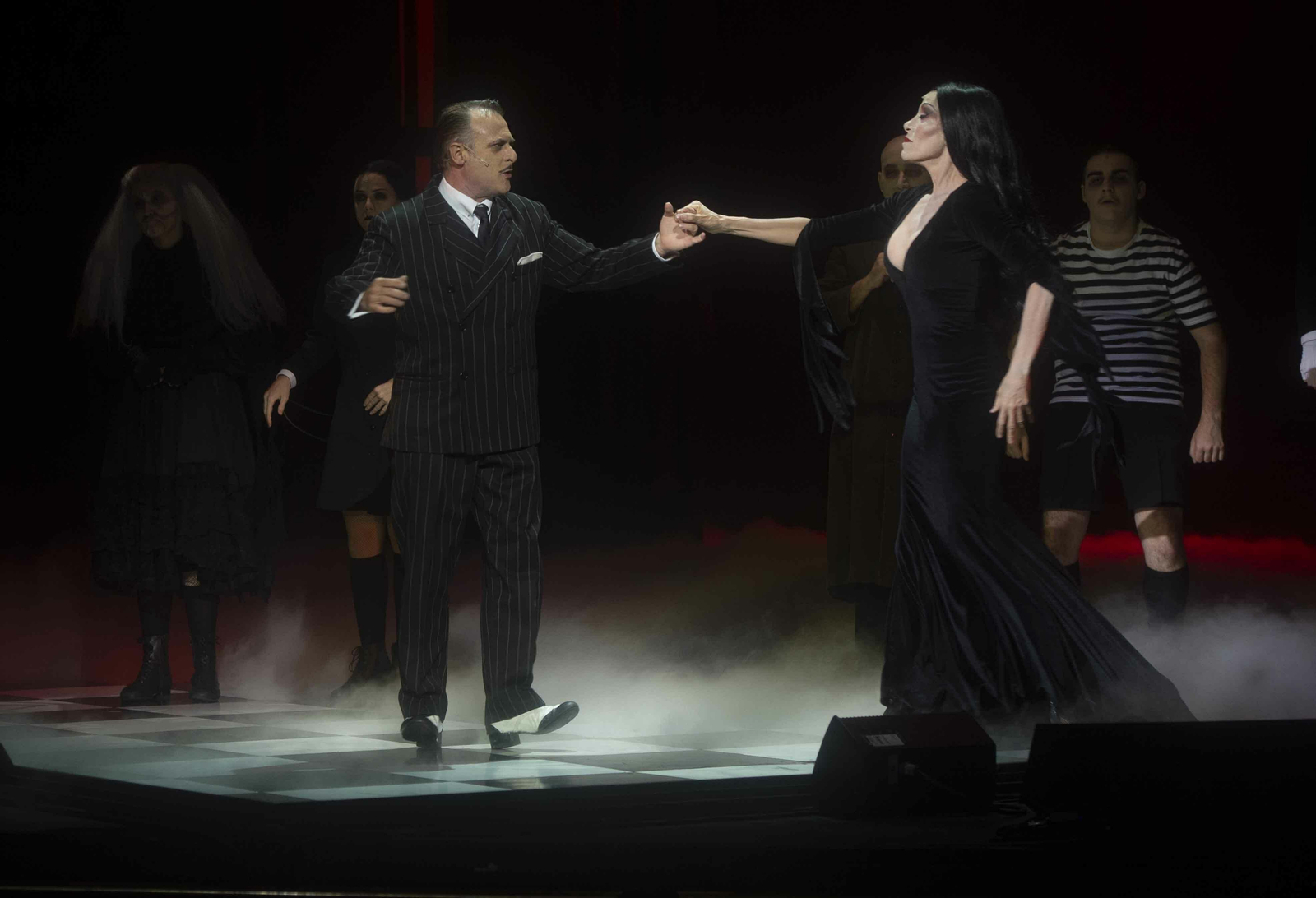Un momento del musical 'La familia Addams'