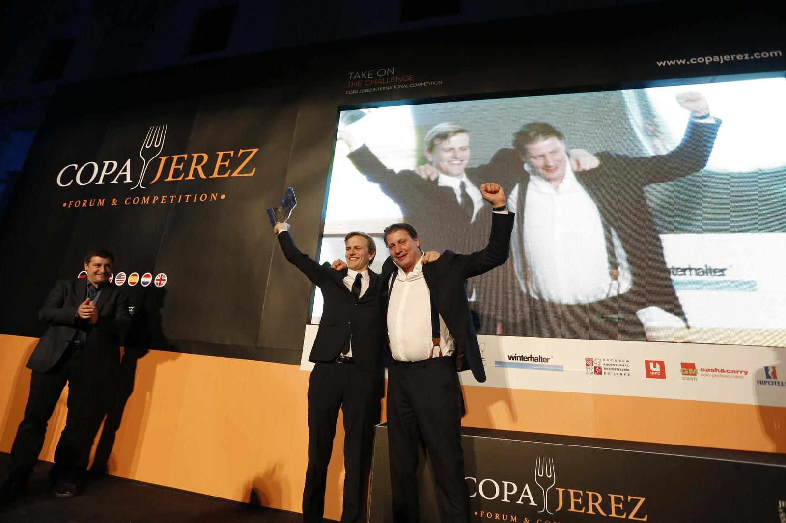 El equipo holandés ganador de la última Copa Jerez junto a Josep 'Pitu' Roca.