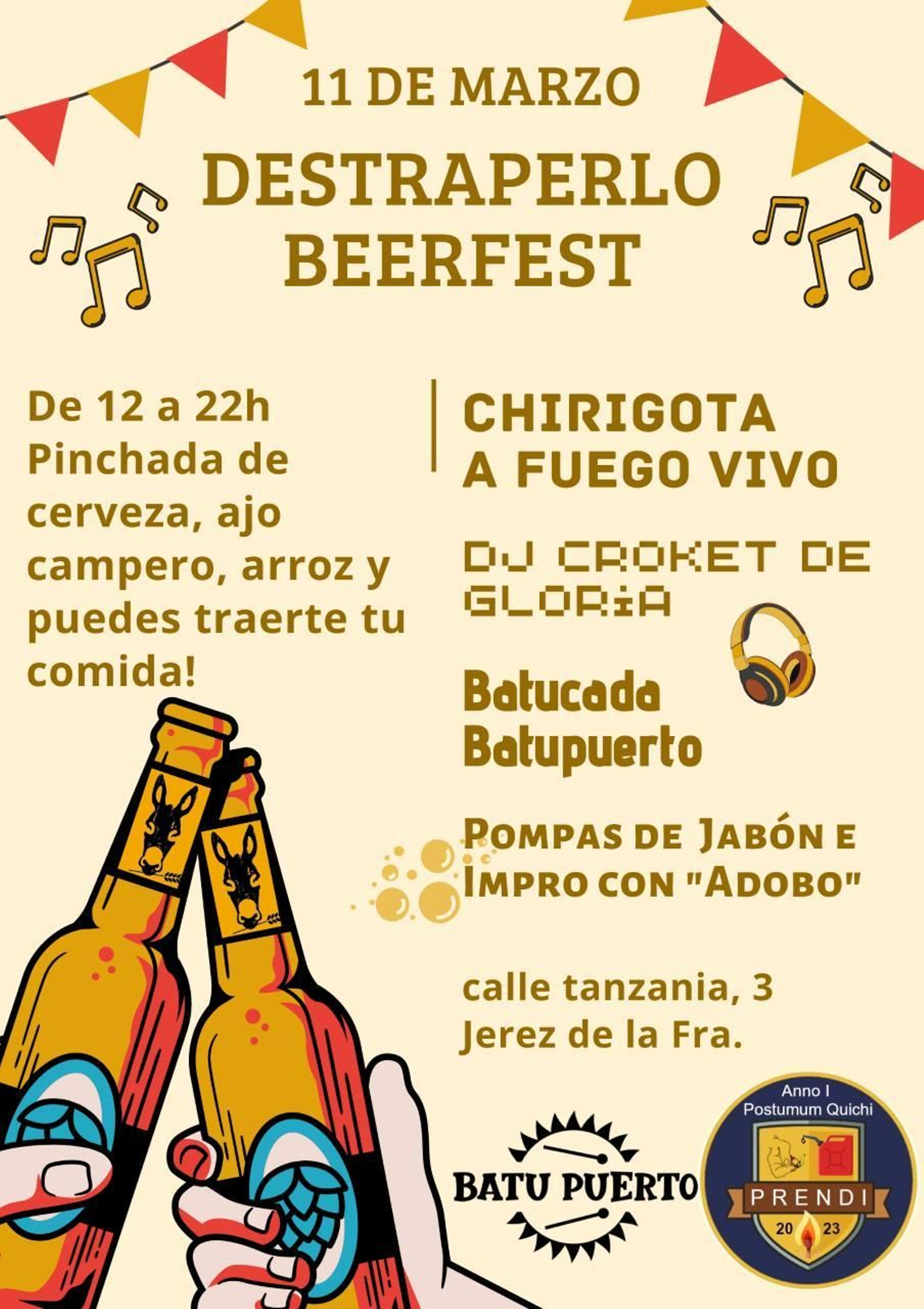 Cartel del Destraperlo 'Beerfest' Cartel del Destraperlo 'Beerfest'