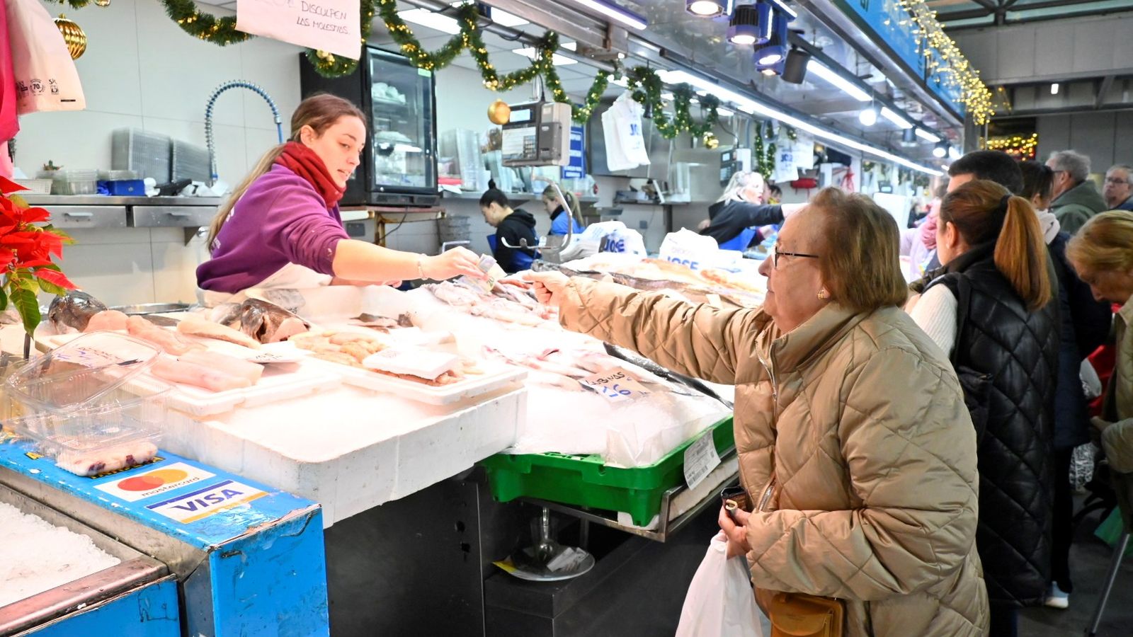 Una estampa clásica navideña.