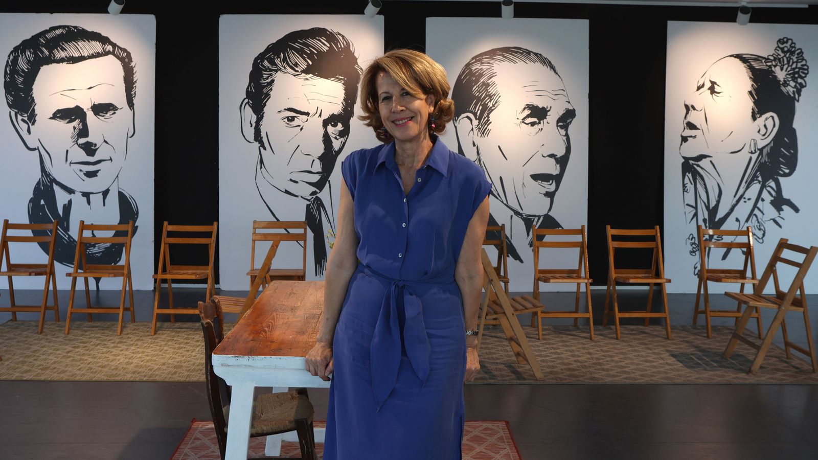 Mar González en la Factoría Cultural, un centro situado en el Polígono Sur.