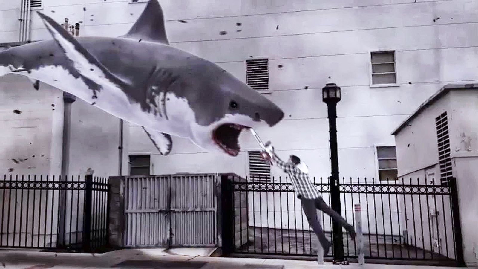 Una imagen de la saga 'Sharknado'.