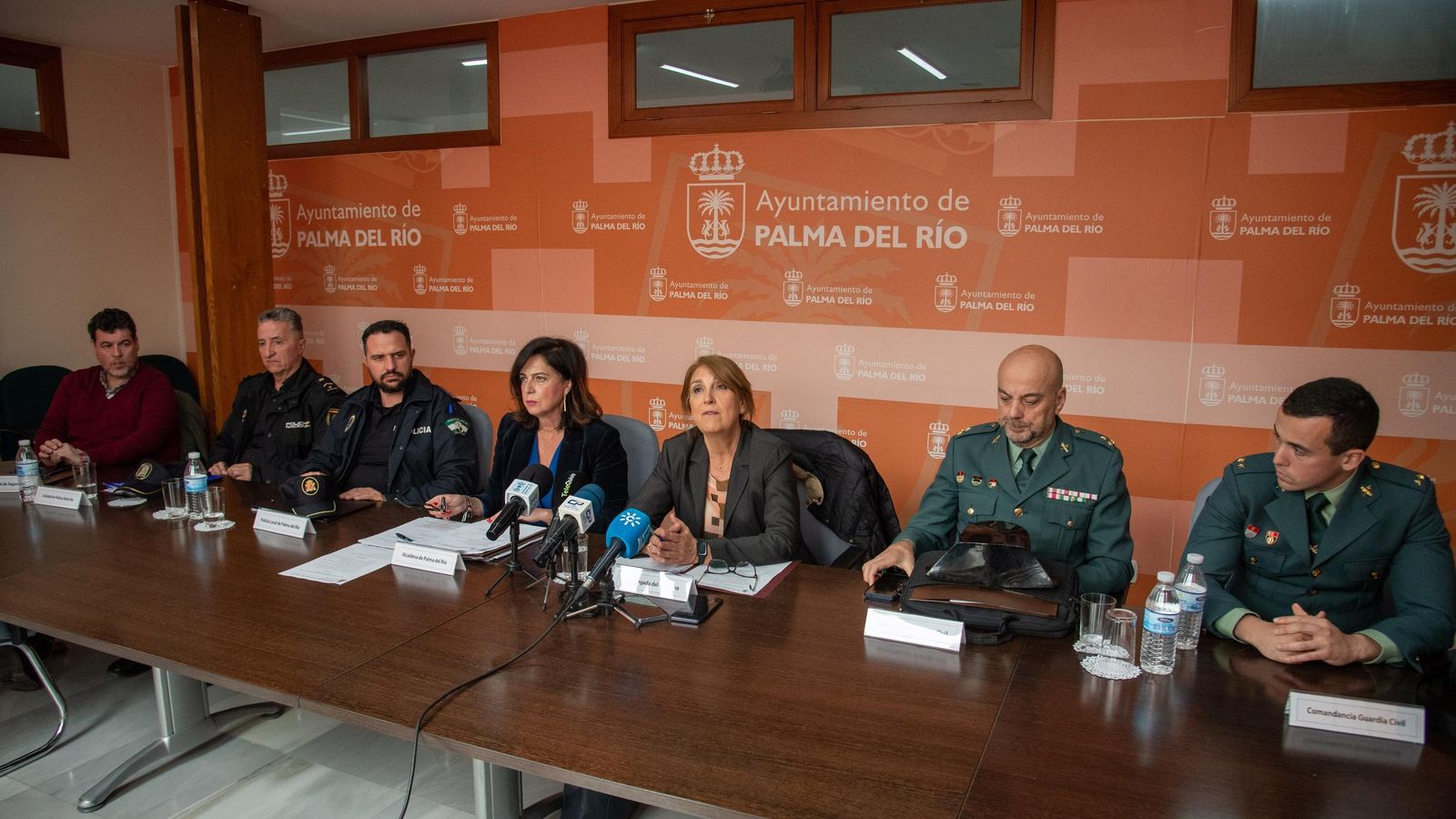 Celebración de la junta de seguridad de Palma del Río.