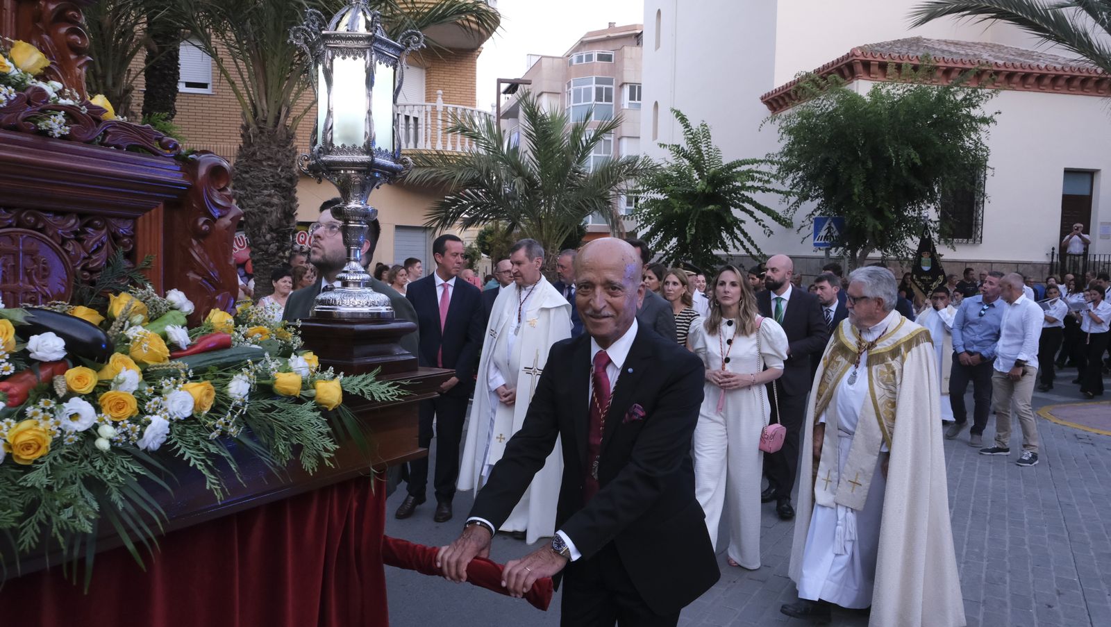 Imágenes de la Procesión de San Isidro, en El Ejido