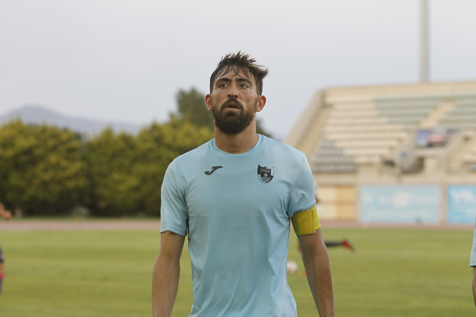 El central almeriense durante un partido en Santo Domingo.