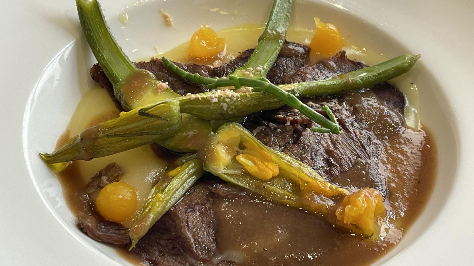 Detalle de las yemas de flor de calabaza.