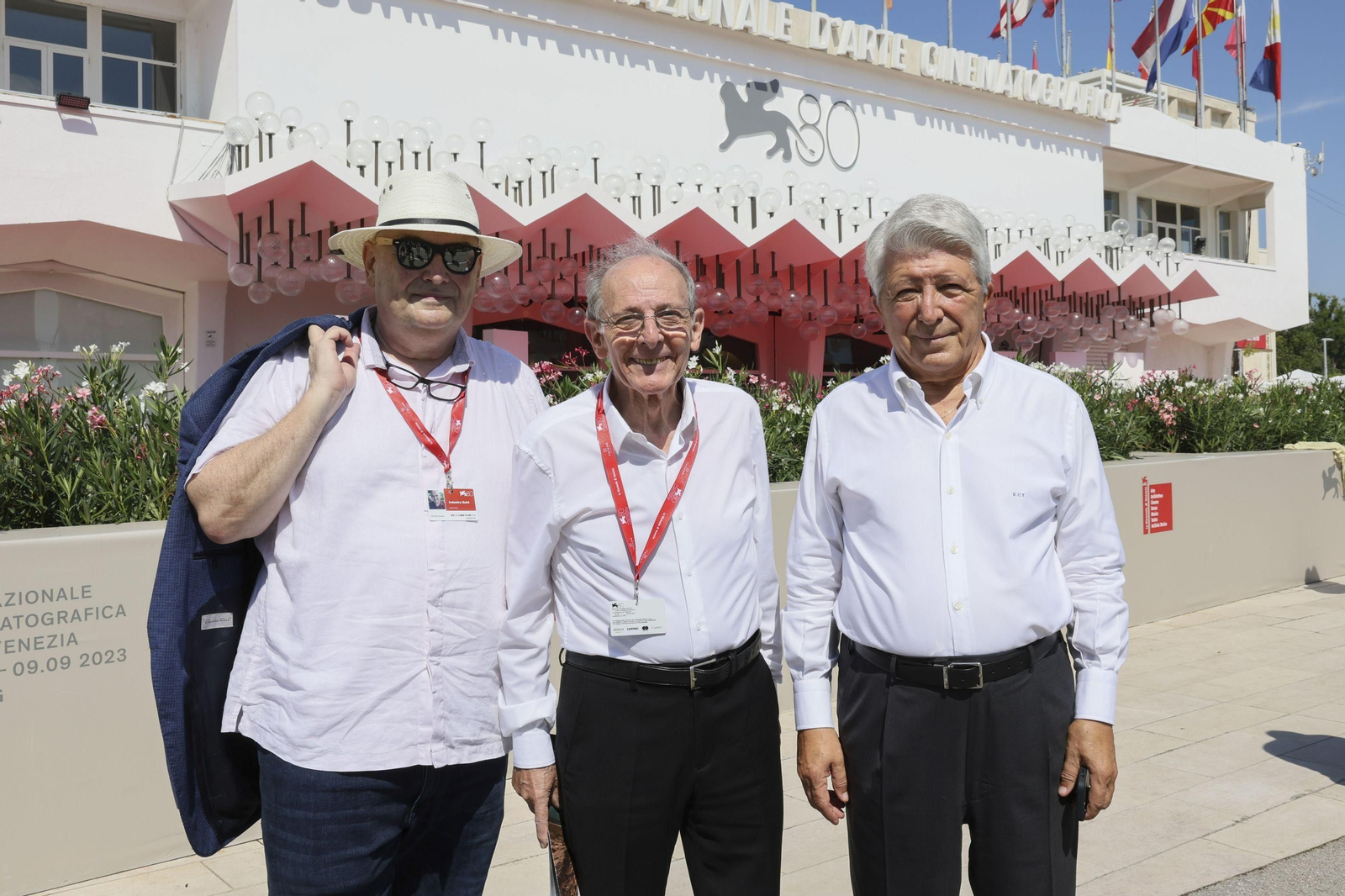 Presentación de 'La Caza' en el Festival de Venecia.