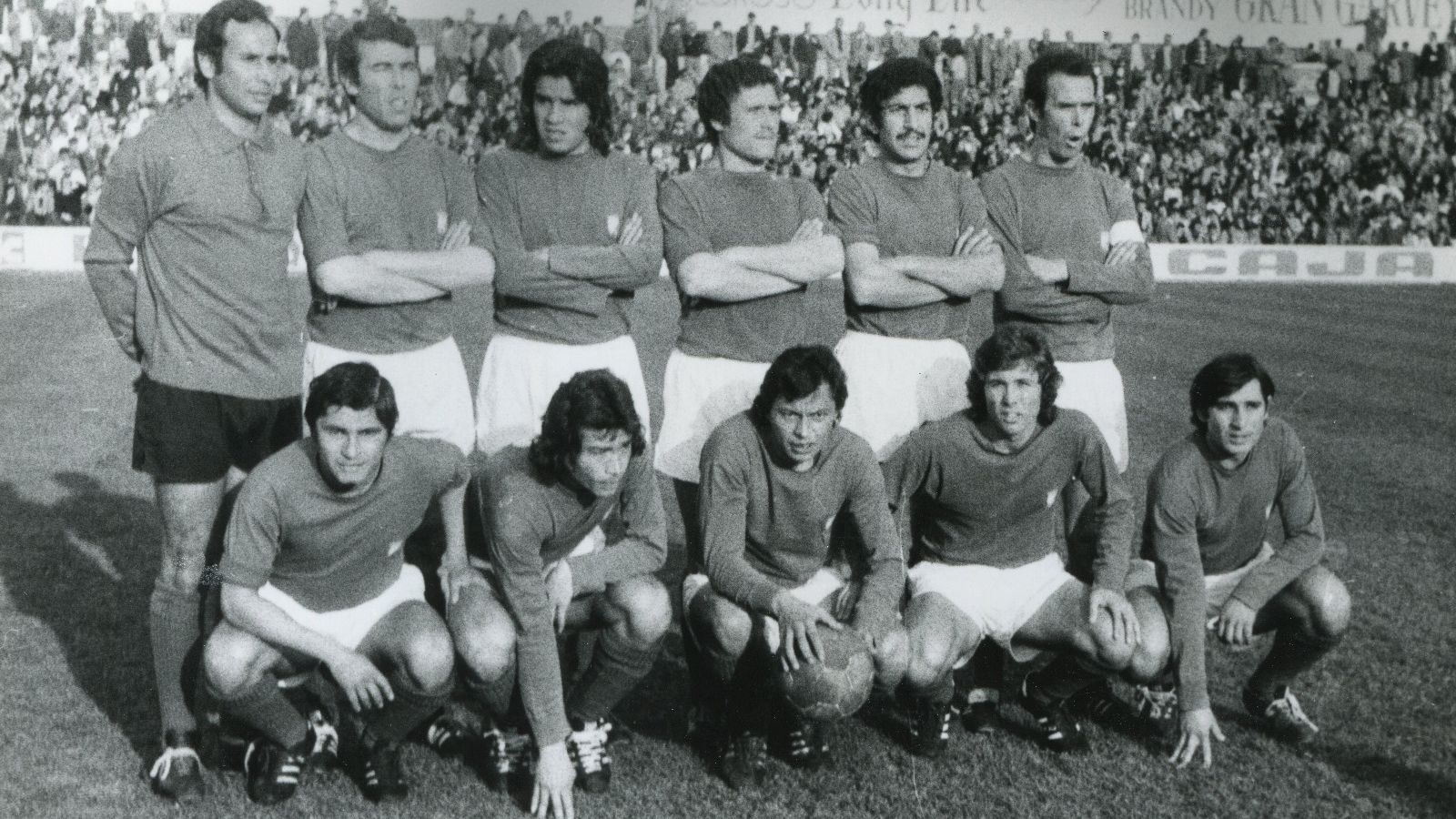 Once que presentó el Xerez CD ante el Orihuela en diciembre de 1975 en Domecq.