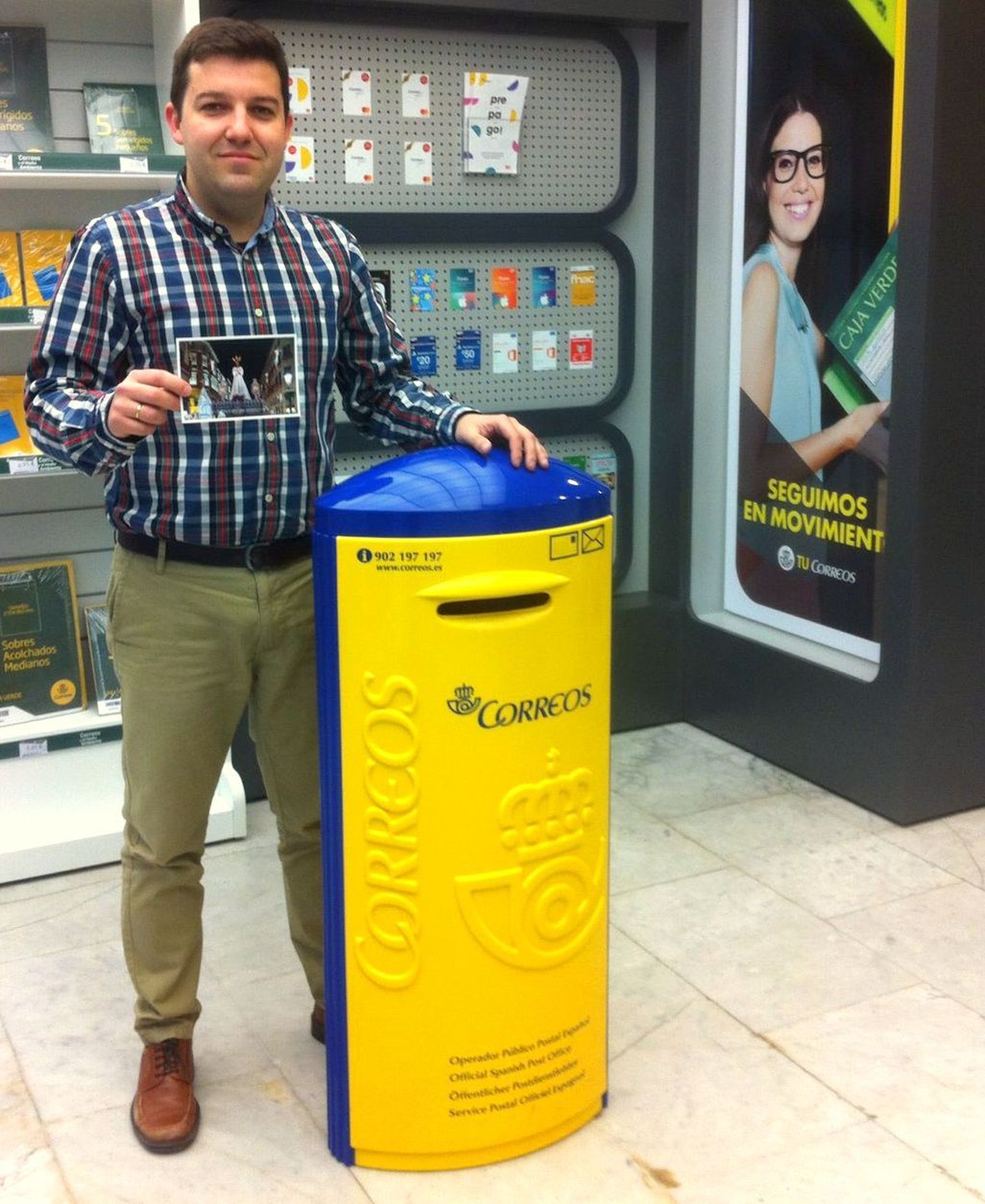 La imagen del Cautivo, en 500 tarjetas prefranqueadas de Correos.