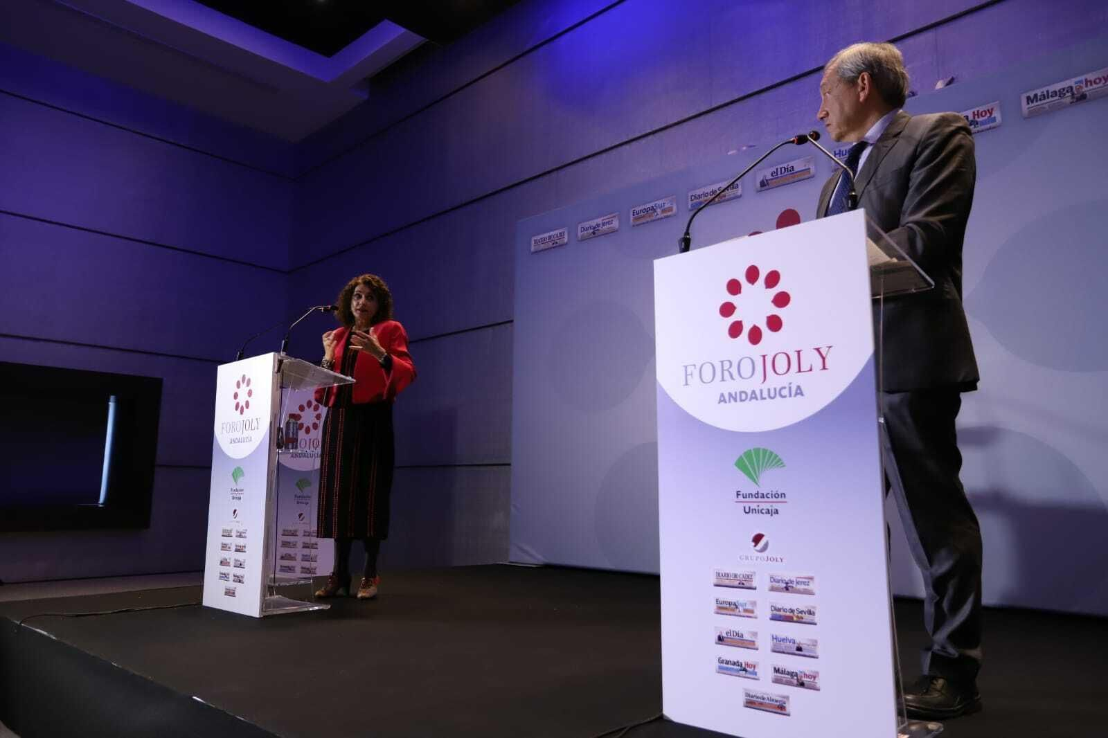 Las fotos del Foro Joly con María Jesús Montero