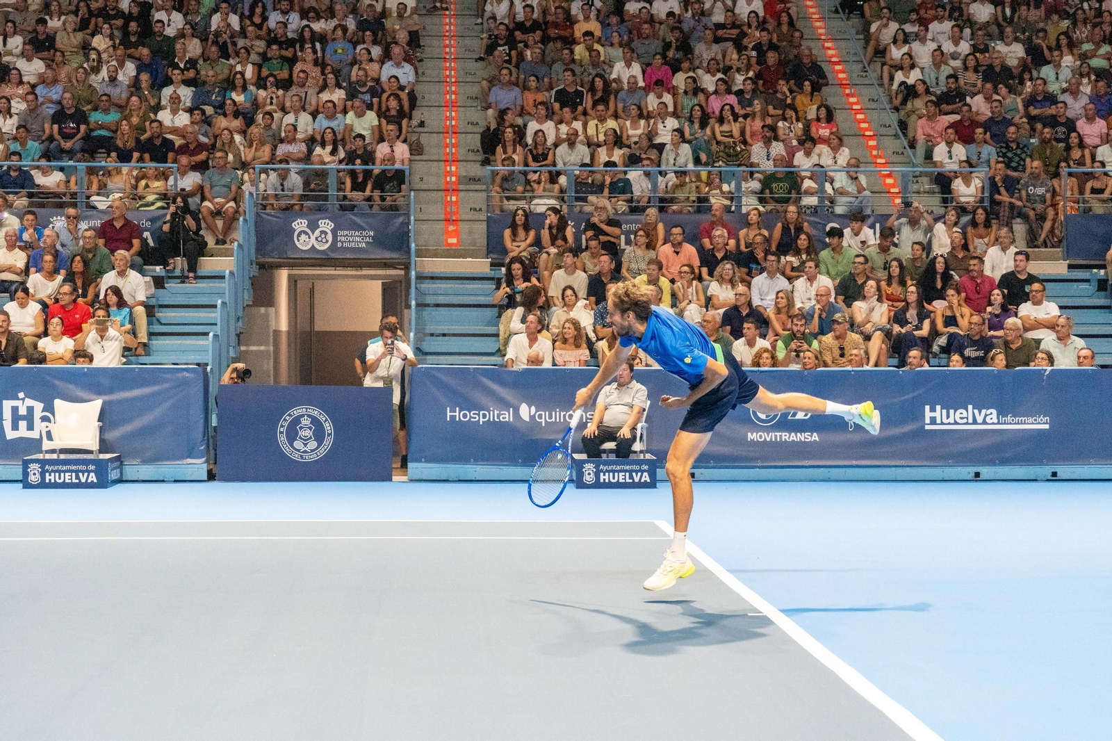 Imágenes de la final masculina de la Copa del Rey de tenis entre Daniil Medvedev y Alejandro Davidovich